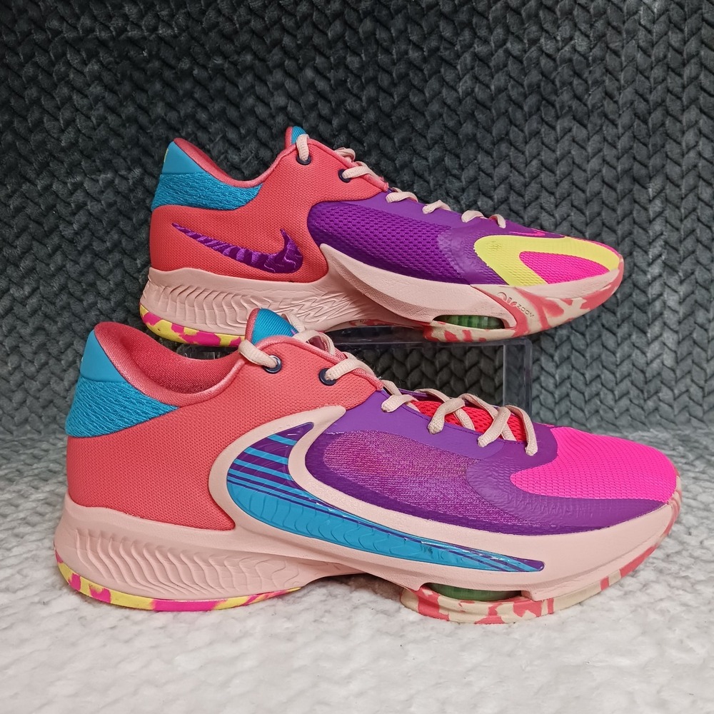 Nike Zoom Freak 4 Bahamas Men's Basketball Sneakers Shoes DQ3824-500 Size 11 - Picture 1 of 16